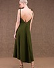 sukienki midi damskie Sukienka MA LONGUE Khaki 1