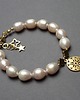 bransoletki z kamieni naturalnych Pearls /light rose/ perły naturalne - bransoletka 3
