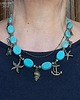 korale Morskie opowieści. Marine style na topie Zabawny naszyjnik handmade Prezent 2