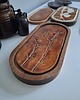 Ozdoby na ścianę Ceramiczna podstawka w drewnie 3