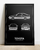 plakaty Plakat Legendy Motoryzacji - Toyota AE86 1