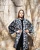 płaszcze damskie Kimono Pixel Grid 4