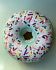 poduszki z grafiką Poduszka Pączek Donut Mały Miętowy 4