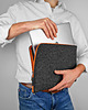 etui na laptopa ETUI NA LAPTOPA pomarańczowy zamek filc grafit 1