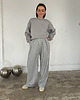 spodnie materiałowe damskie Spodnie Wonder grey melange 1
