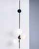 lampy stołowe Lampa ścienna BOBLER 2connect 3 klosze szklane kulki mleczne 4
