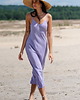 sukienki midi damskie Długa sukienka w stylu bieliźnianym (slip dress), ENGLISH LAVENDER 3