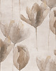 tapety i naklejki ścienne Tapeta - Brown flowers 1