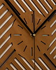 zegary ZEGAR GEOMETRYCZNY, LAMELE, NOWOCZESNA DEKORACJA , SOSNA S ( 40 x 40 cm ) 1