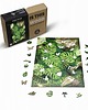 puzzle dla dzieci PUZZLE DREWNIANE KWIATY EKO UKŁADANKA MONSTERA 320 1