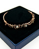 bransoletki wire wrapping Miedziana bransoleta mankietowa z cytrynem 5