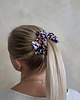 gumki do włosów Gumka jedwabna, scrunchie, frotka cętki w chaosie MAXI 2