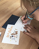 kartki okolicznościowe - wydruki Zaproszenia urodzinowe z kopertą Hi Little 7