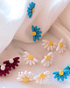 kolczyki z masy plastycznej Kolczyki MINI DAISY PURPLE 2