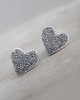 kolczyki srebrne Kolczyki Serca - srebro 2