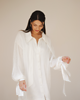 koszule damskie  Sukienka Koszulowa White Retro Shirtdress 1