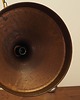 lampy wiszące Mosiężna lampa wisząca z lat 60. duński design stożkowy klosz 7