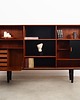regały i półki Biblioteczka tekowa, duński design, lata 70, produkcja: Dania 1