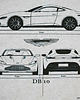 t-shirty męskie koszulka ASTON MARTIN DB10 GRAY tshirt 1
