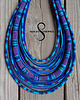 naszyjniki - inne INDYWIDUALNE ZAMÓWIENIE - masajka "Turquoise & Sapphire" 5