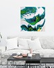 obrazy Błękitna Laguna ręcznie malowana abstrakcja 70x70 cm 6