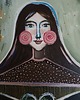 obrazy Obraz ręcznie malowany na płótnie 70x50 cm - Druga twarz 7