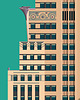 plakaty Chrysler Building - plakat giclee art 1