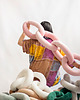 poduszki supły Poduszka Łańcuch, Chain Pillow Różowa 1