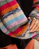 swetry damskie  Sweter z szerokim rękawem - colours 4