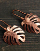 kolczyki wire wrapping Monstery miedziane małe 2