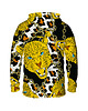 bluza z kapturem damska Damska Bluza z kapturem Leopard Spots 1