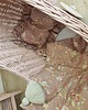 zabawki - inne Wiklinowy wózek dla lalek PCHACZ różowy z pomponami i pościelą 3