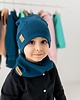 czapki dziecięce Dziecięca czapka z kominem BL morski. 3