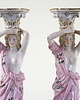 figurki i rzeźby Para figuralnych świeczników porcelanowych, styl Art Deco 4
