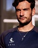 biżuteria męska Srebrny męski naszyjnik rodowany na czarno Padel X3 1