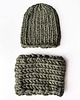 czapki damskie Zestaw czapka i Komin 100% merino 1