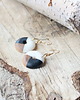 kolczyki drewniane Kolczyki drewniane z żywicą MARBLE 3