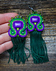 kolczyki soutache Etniczne  kolczyki soutache z chwostami 5