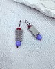 kolczyki soutache Lawendowy poranek 3