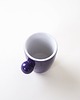 kubki Kubek porcelanowy fioletowy, duński design, lata 70, HOPTIMIST 3