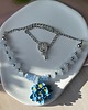 chokery Naszyjnik Choker Niezapominajki 5