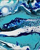 obrazy Abstrakcja ręcznie malowana 30x40 cm 4