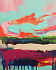 obrazy Obraz na zamówienie kupującego - abstrakcyjny pejzaż - 50x70 cm 5