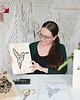 Ozdoby na ścianę BOX DIY String art  KOLIBER  kreatywny zestaw zrób to sam 2