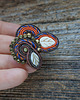 pierścionki - różne Jesienny pierścionek soutache 2