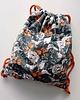 plecaki Plecak-worek welurowy w kwiaty 8