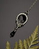 wisiory Długi wisiorek czarny onyks wire wrapping 1