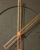 zegary Zegar betonowy handmade Groove Grafit-Miedź 3