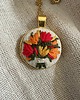 złote naszyjniki Ręcznie wyszywany naszyjnik "Bukiet tulipanów" 1