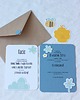 kartki scrapbooking Och, Misiu. Zaproszenia urodzinowe z pszczółką 2